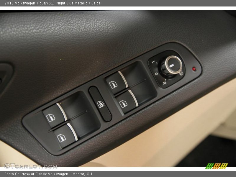 Night Blue Metallic / Beige 2013 Volkswagen Tiguan SE