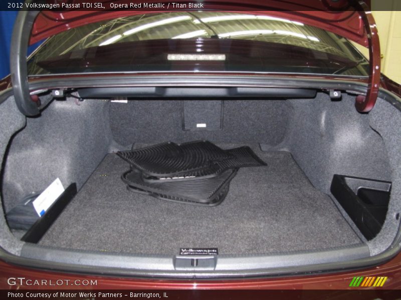 Opera Red Metallic / Titan Black 2012 Volkswagen Passat TDI SEL