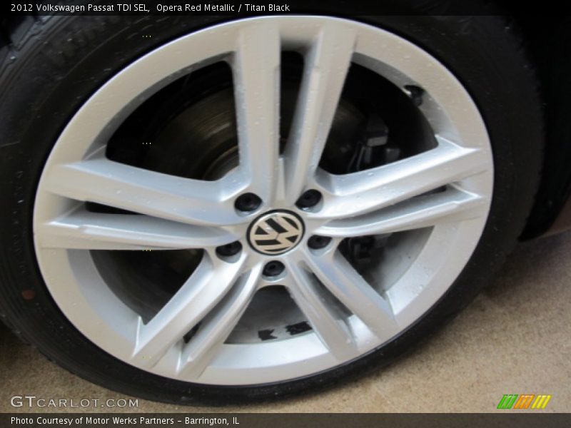Opera Red Metallic / Titan Black 2012 Volkswagen Passat TDI SEL