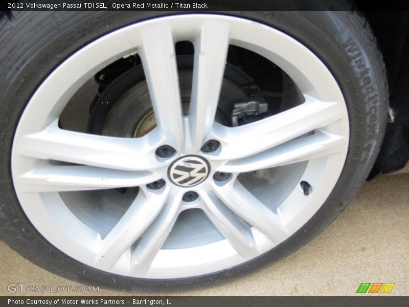 Opera Red Metallic / Titan Black 2012 Volkswagen Passat TDI SEL