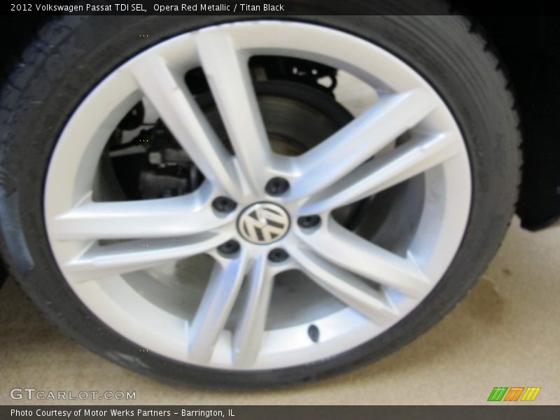Opera Red Metallic / Titan Black 2012 Volkswagen Passat TDI SEL