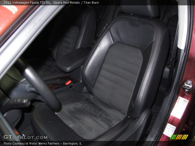 Opera Red Metallic / Titan Black 2012 Volkswagen Passat TDI SEL
