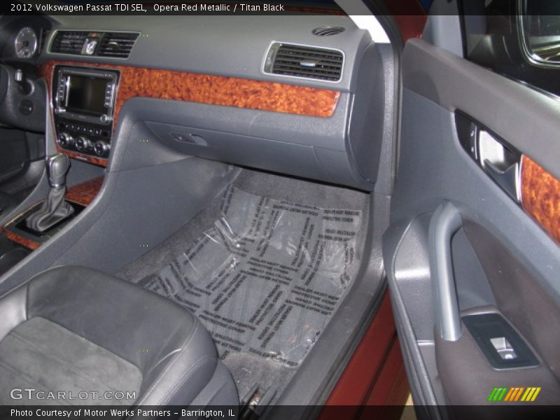 Opera Red Metallic / Titan Black 2012 Volkswagen Passat TDI SEL