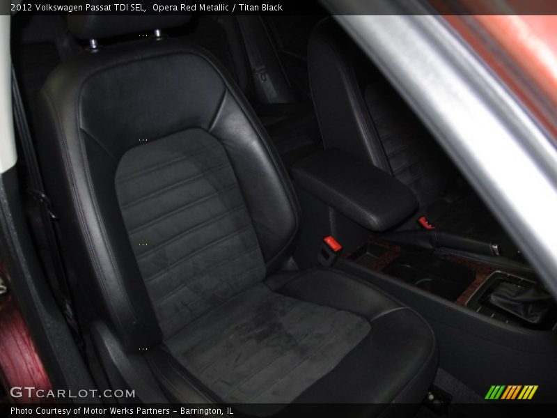 Opera Red Metallic / Titan Black 2012 Volkswagen Passat TDI SEL