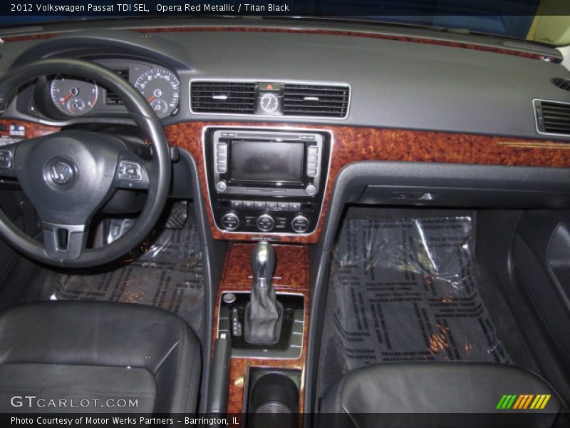 Opera Red Metallic / Titan Black 2012 Volkswagen Passat TDI SEL