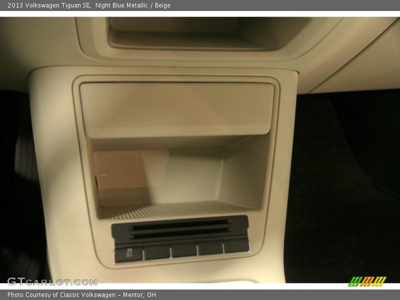 Night Blue Metallic / Beige 2013 Volkswagen Tiguan SE