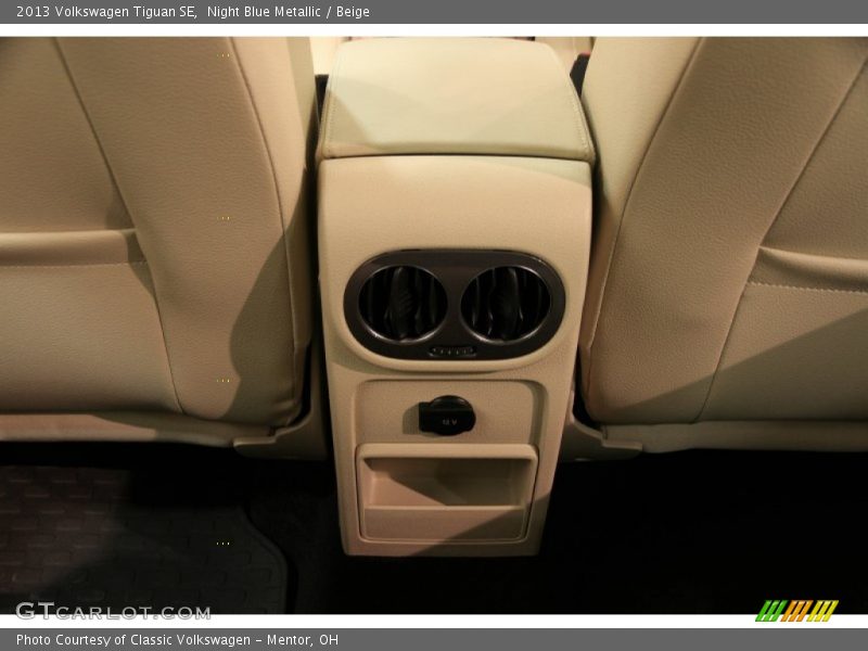 Night Blue Metallic / Beige 2013 Volkswagen Tiguan SE