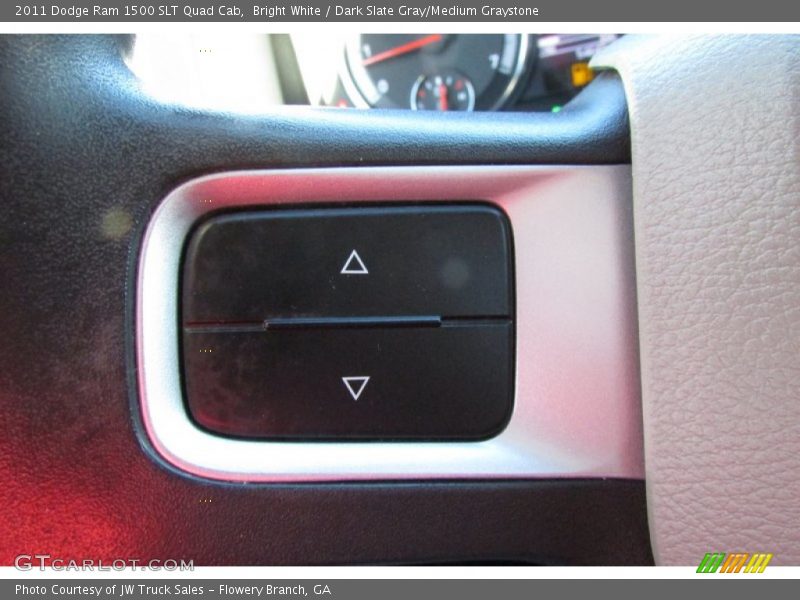 Bright White / Dark Slate Gray/Medium Graystone 2011 Dodge Ram 1500 SLT Quad Cab