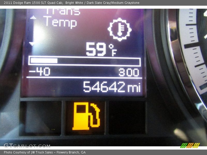 Bright White / Dark Slate Gray/Medium Graystone 2011 Dodge Ram 1500 SLT Quad Cab