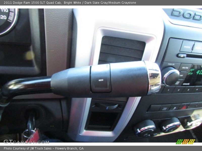 Bright White / Dark Slate Gray/Medium Graystone 2011 Dodge Ram 1500 SLT Quad Cab