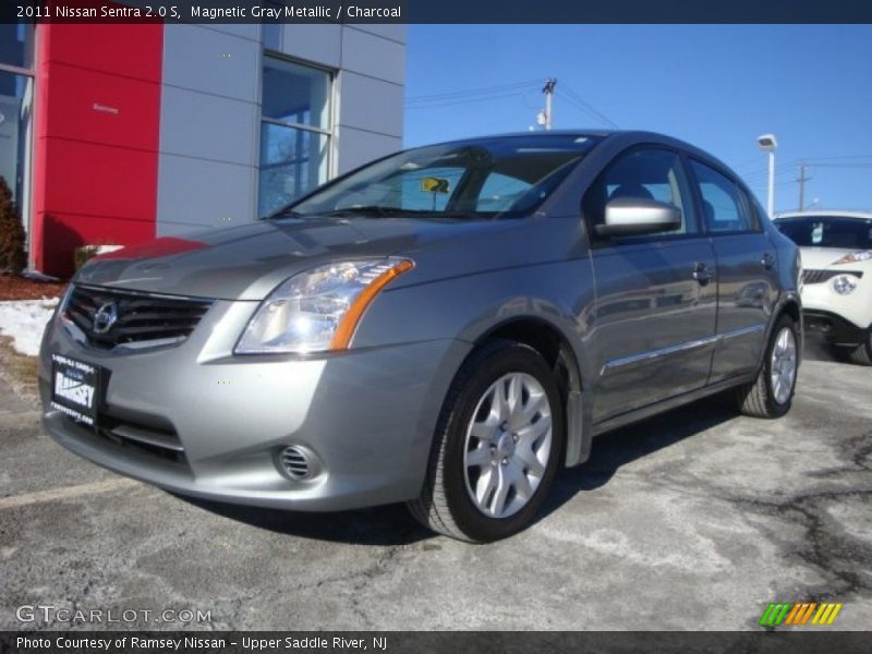 Magnetic Gray Metallic / Charcoal 2011 Nissan Sentra 2.0 S