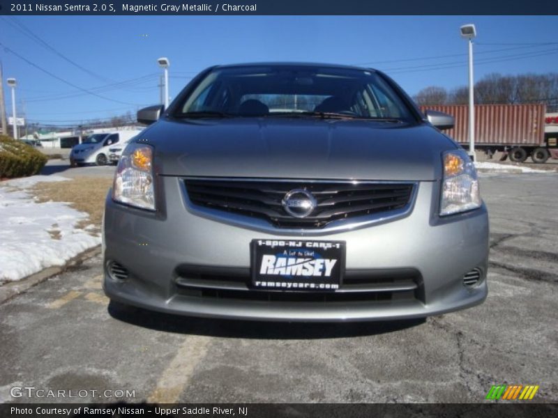 Magnetic Gray Metallic / Charcoal 2011 Nissan Sentra 2.0 S