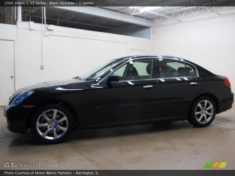 Black Obsidian / Graphite 2005 Infiniti G 35 Sedan