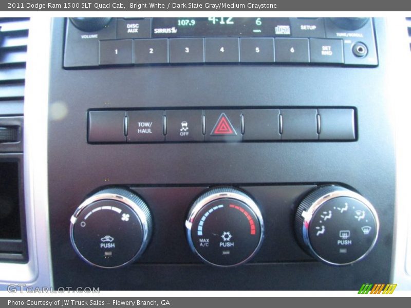 Bright White / Dark Slate Gray/Medium Graystone 2011 Dodge Ram 1500 SLT Quad Cab