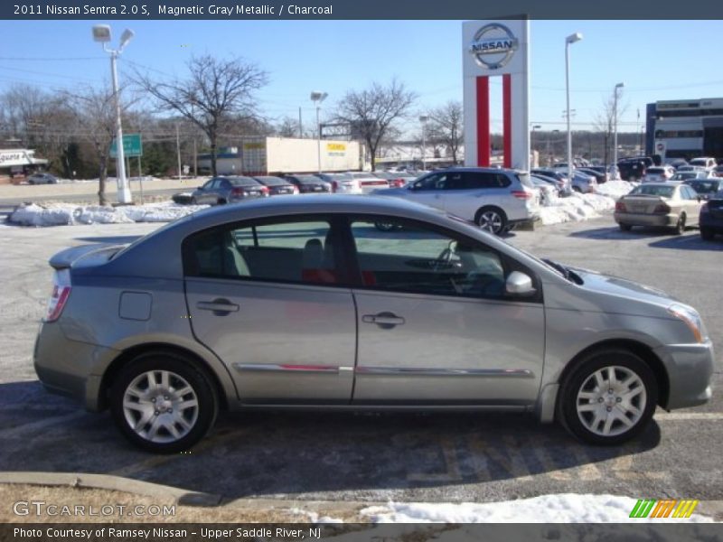Magnetic Gray Metallic / Charcoal 2011 Nissan Sentra 2.0 S