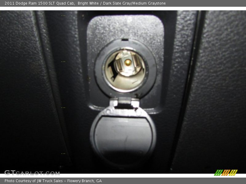Bright White / Dark Slate Gray/Medium Graystone 2011 Dodge Ram 1500 SLT Quad Cab