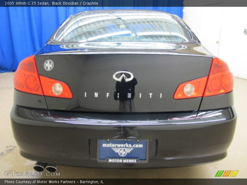 Black Obsidian / Graphite 2005 Infiniti G 35 Sedan