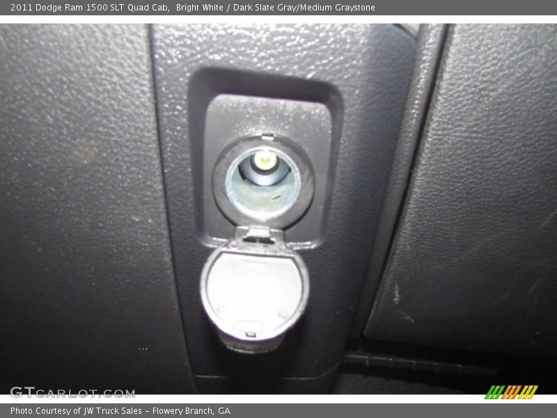 Bright White / Dark Slate Gray/Medium Graystone 2011 Dodge Ram 1500 SLT Quad Cab