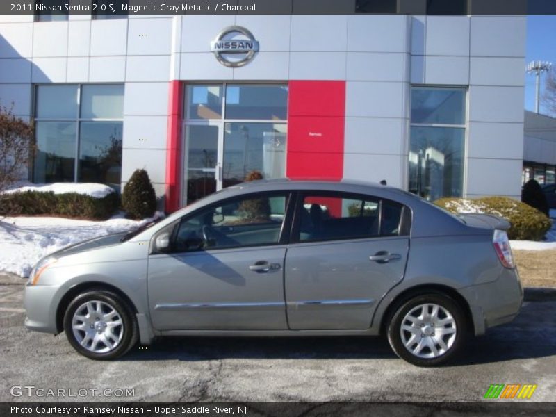 Magnetic Gray Metallic / Charcoal 2011 Nissan Sentra 2.0 S