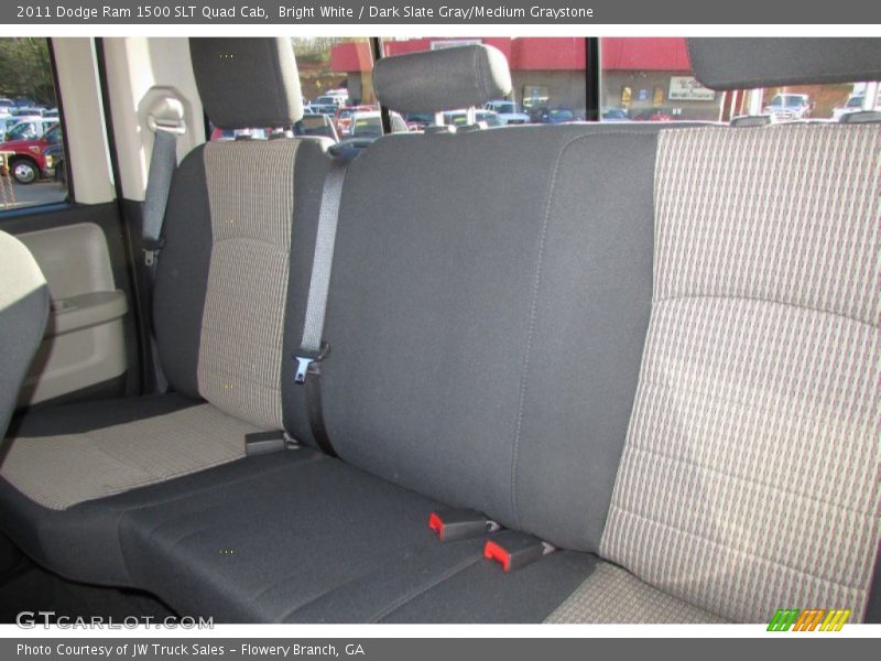 Bright White / Dark Slate Gray/Medium Graystone 2011 Dodge Ram 1500 SLT Quad Cab