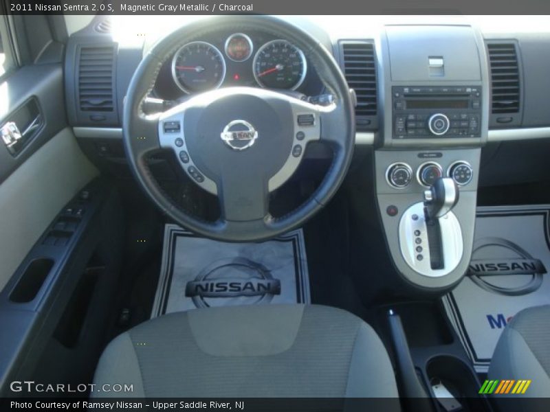 Magnetic Gray Metallic / Charcoal 2011 Nissan Sentra 2.0 S