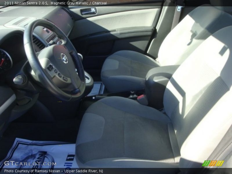 Magnetic Gray Metallic / Charcoal 2011 Nissan Sentra 2.0 S