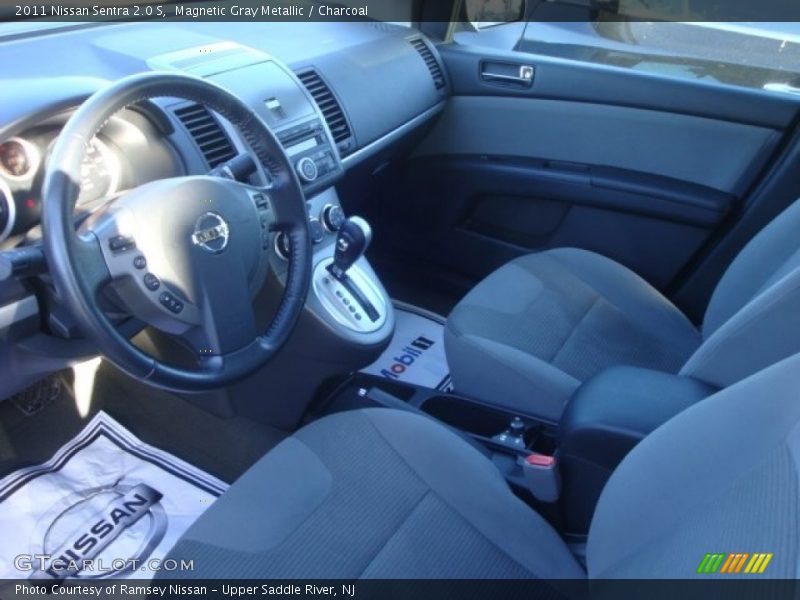 Magnetic Gray Metallic / Charcoal 2011 Nissan Sentra 2.0 S