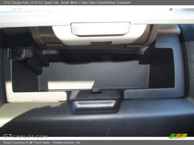 Bright White / Dark Slate Gray/Medium Graystone 2011 Dodge Ram 1500 SLT Quad Cab