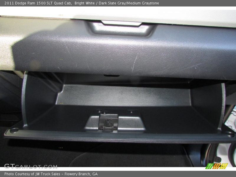 Bright White / Dark Slate Gray/Medium Graystone 2011 Dodge Ram 1500 SLT Quad Cab