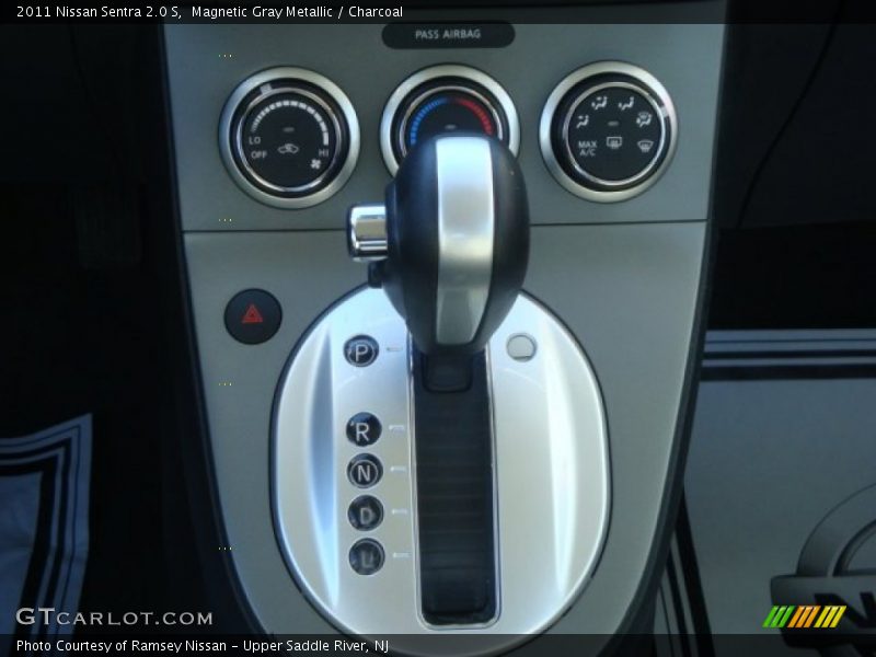 Magnetic Gray Metallic / Charcoal 2011 Nissan Sentra 2.0 S