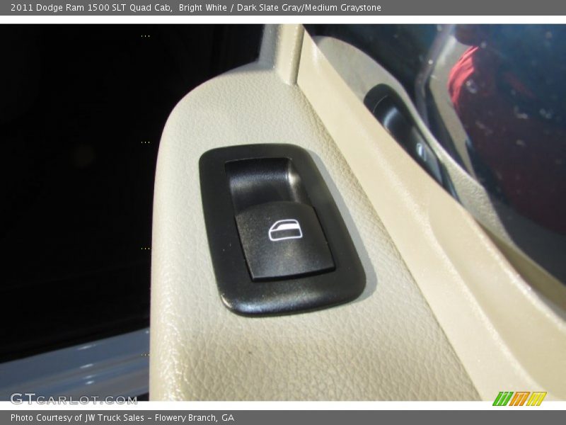Bright White / Dark Slate Gray/Medium Graystone 2011 Dodge Ram 1500 SLT Quad Cab