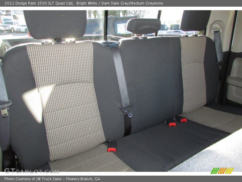 Bright White / Dark Slate Gray/Medium Graystone 2011 Dodge Ram 1500 SLT Quad Cab