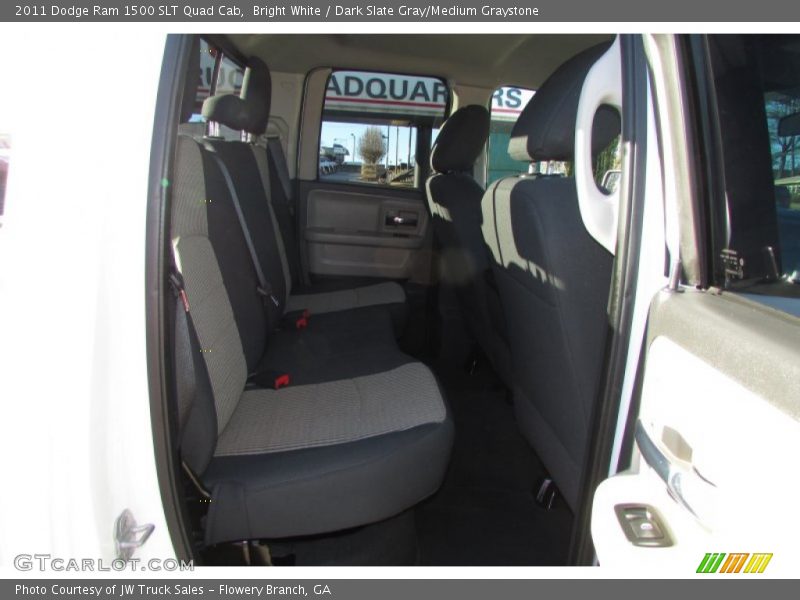 Bright White / Dark Slate Gray/Medium Graystone 2011 Dodge Ram 1500 SLT Quad Cab