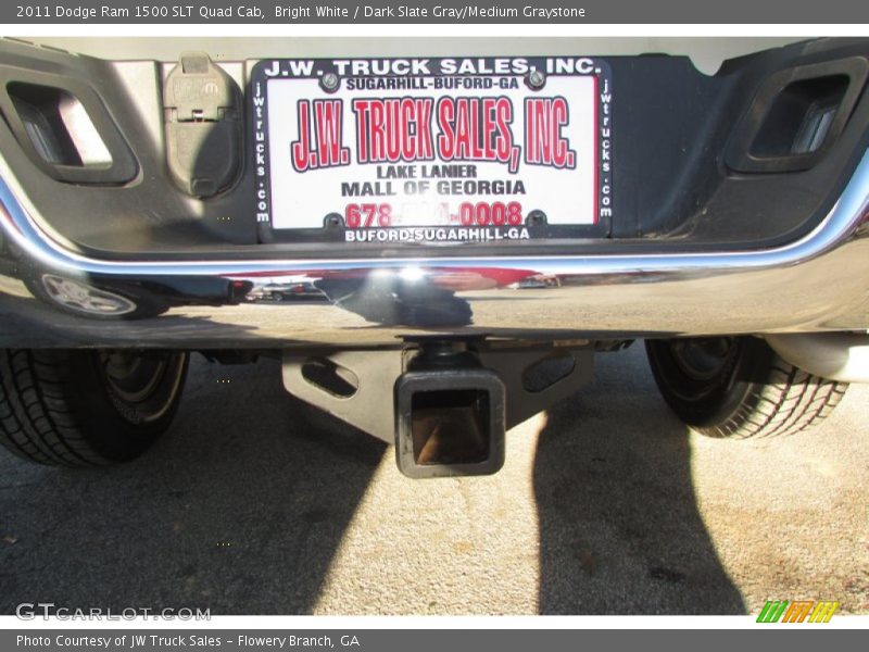 Bright White / Dark Slate Gray/Medium Graystone 2011 Dodge Ram 1500 SLT Quad Cab