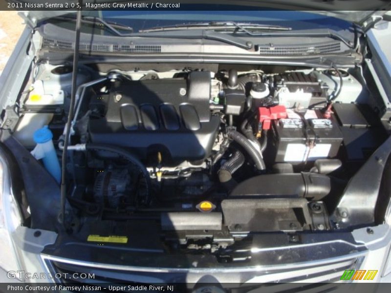 Magnetic Gray Metallic / Charcoal 2011 Nissan Sentra 2.0 S