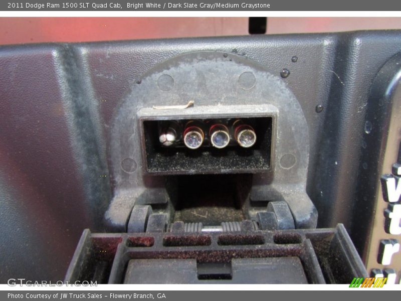 Bright White / Dark Slate Gray/Medium Graystone 2011 Dodge Ram 1500 SLT Quad Cab
