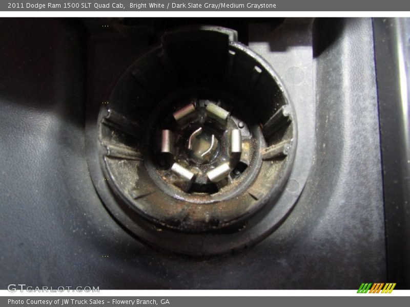 Bright White / Dark Slate Gray/Medium Graystone 2011 Dodge Ram 1500 SLT Quad Cab