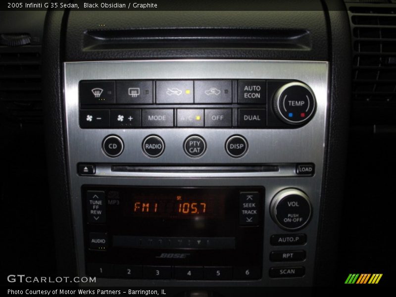 Black Obsidian / Graphite 2005 Infiniti G 35 Sedan