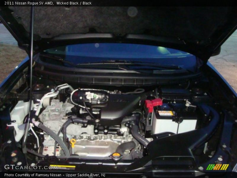 Wicked Black / Black 2011 Nissan Rogue SV AWD