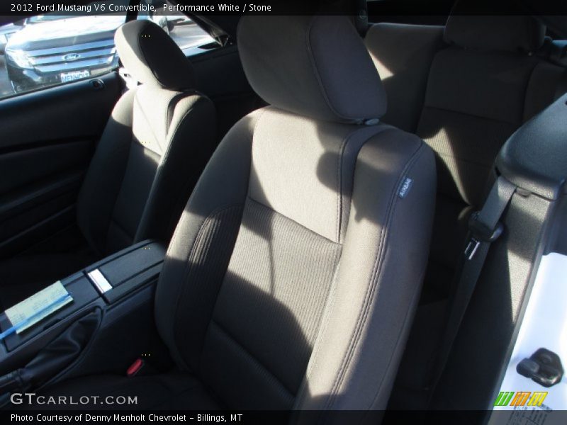 Performance White / Stone 2012 Ford Mustang V6 Convertible