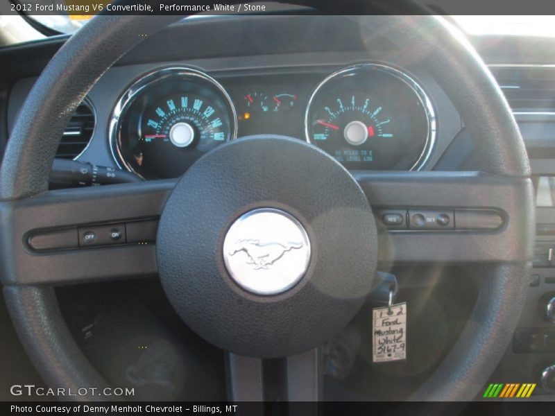 Performance White / Stone 2012 Ford Mustang V6 Convertible
