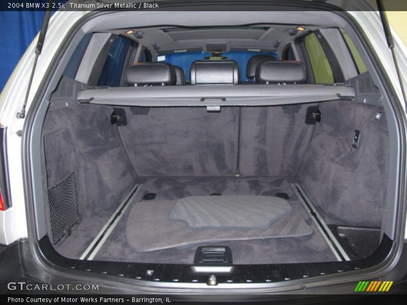 Titanium Silver Metallic / Black 2004 BMW X3 2.5i