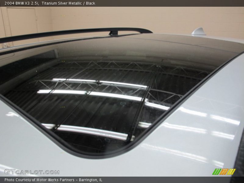Titanium Silver Metallic / Black 2004 BMW X3 2.5i