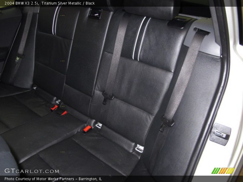 Titanium Silver Metallic / Black 2004 BMW X3 2.5i