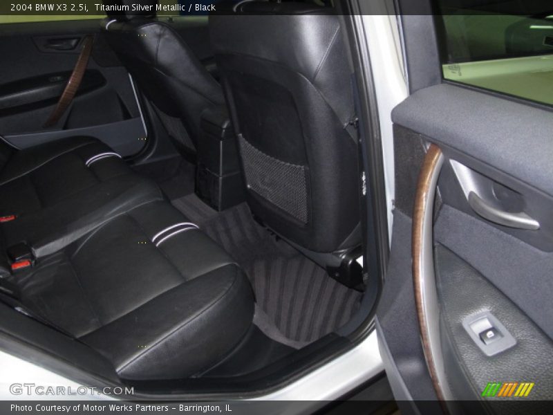 Titanium Silver Metallic / Black 2004 BMW X3 2.5i