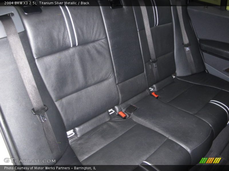 Titanium Silver Metallic / Black 2004 BMW X3 2.5i