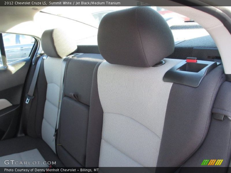 Summit White / Jet Black/Medium Titanium 2012 Chevrolet Cruze LS
