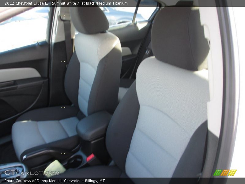 Summit White / Jet Black/Medium Titanium 2012 Chevrolet Cruze LS