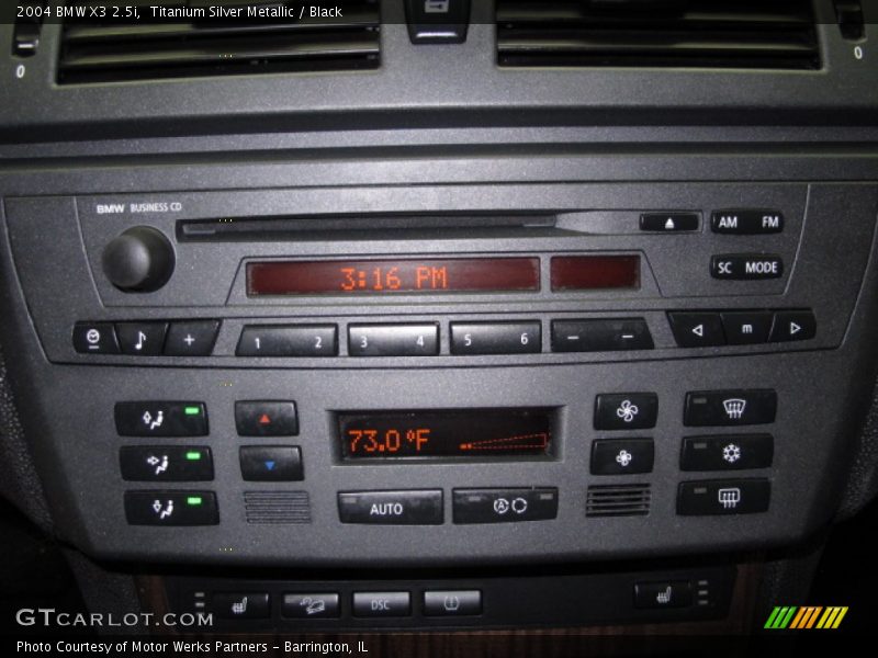 Titanium Silver Metallic / Black 2004 BMW X3 2.5i