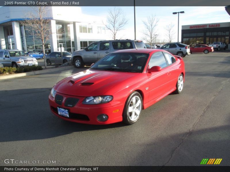 Torrid Red / Red 2005 Pontiac GTO Coupe